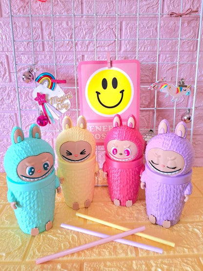 Labubu Inspired Kawaii Tumbler 3D Printed