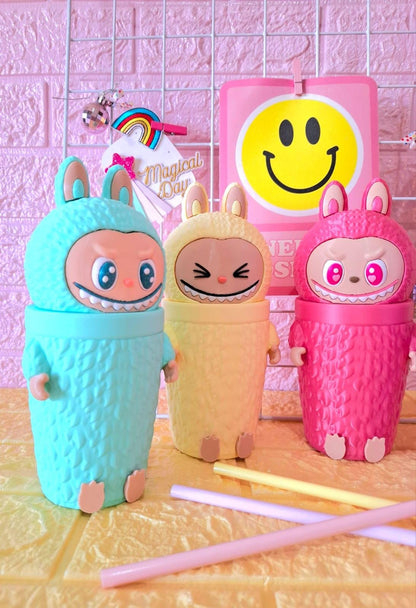Labubu Inspired Kawaii Tumbler 3D Printed