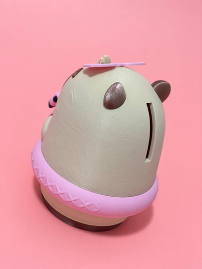 Capybara Piggy Bank and Storage Container 3D Printed Cute Coin Bank Summer Beach Vibes Kawaii Capybara Desk Decor Gift for Animal Lovers