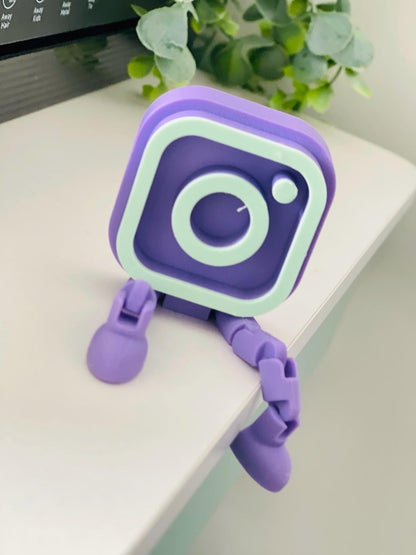 Business card NFC funny NFC Buddy 3D Printed Interactive Social Media keychain Customizable Desk Companion Fun Digital Business Card smart
