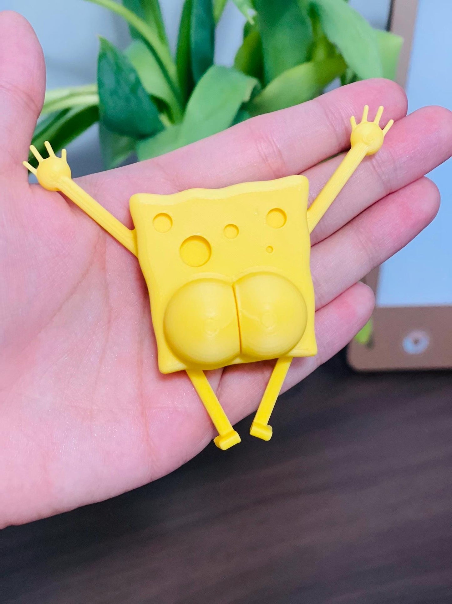 Sea Sponge butt magnet Funny 3D Printed Butt Magnets Hilarious Cartoon inspired Fridge Decor Meme Gift coworkers gift