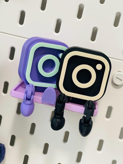 Business card NFC funny NFC Buddy 3D Printed Interactive Social Media keychain Customizable Desk Companion Fun Digital Business Card smart