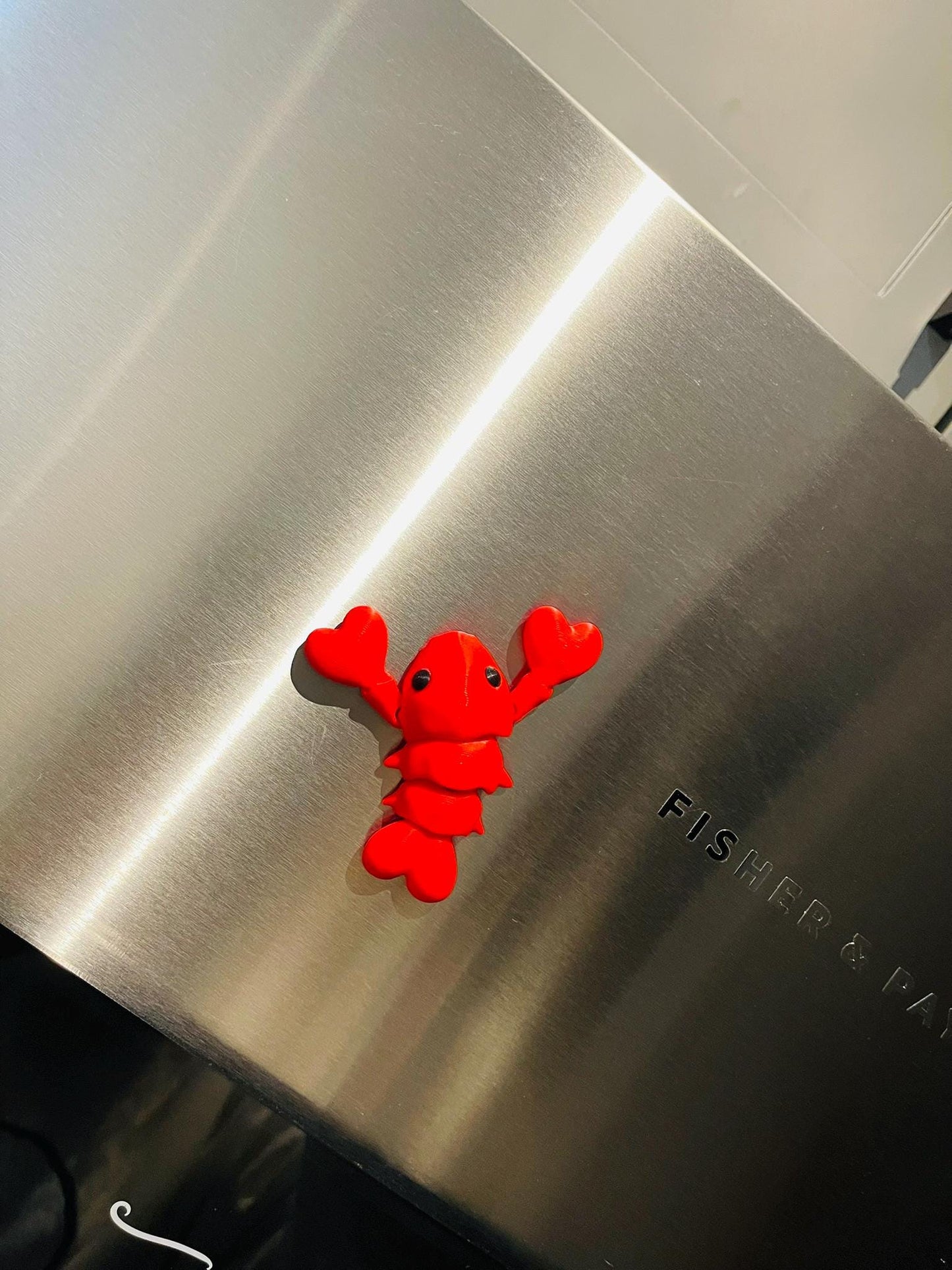 You’re My Lobster Magnet 3D Printed Valentine couples Gift Cute Heart Claw Lobster for Friends Fans Anniversary or Fridge Decor