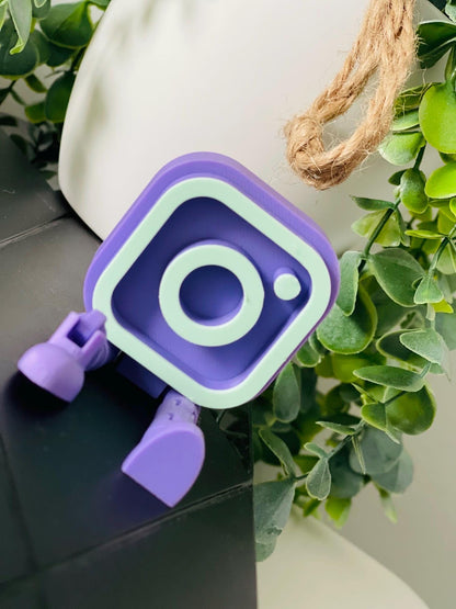 Business card NFC funny NFC Buddy 3D Printed Interactive Social Media keychain Customizable Desk Companion Fun Digital Business Card smart