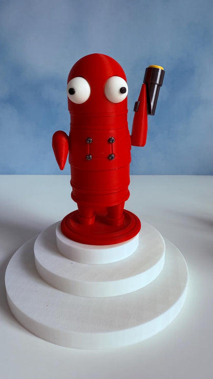 Robot figure 3D Printed Robot Bots in Bright Colors Gamer Gift Cute Geeky Bag Sculpture and Collectibles horror game fidget toy