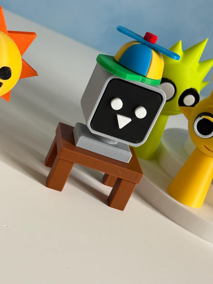 Sprunki 3D Printed figures: Incredibox Gamer Gifts for Party Favor Cake Topper birthday present Christmas and Keychains