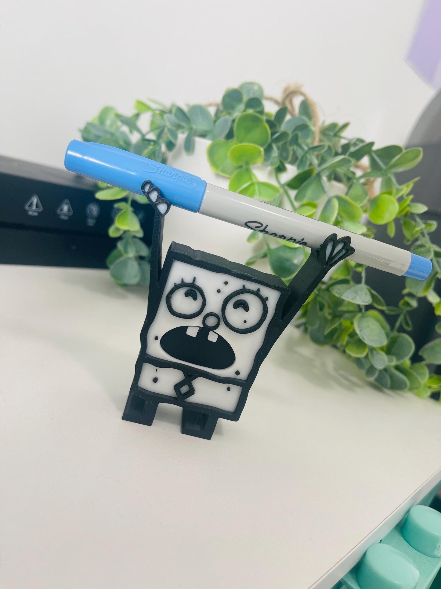 Sea Sponge magic pencil holder DoodleBob Pencil holder 3D printed pencil holder Me Hoy Minoy Funny 3D Printed Desk Organizer Hilarious gift