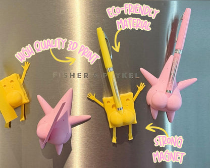 Butt fridge magnets for notes and pens funny 3D Printed sea sponge magnets hilarious Cartoon inspired meme gift adults cool gift figures
