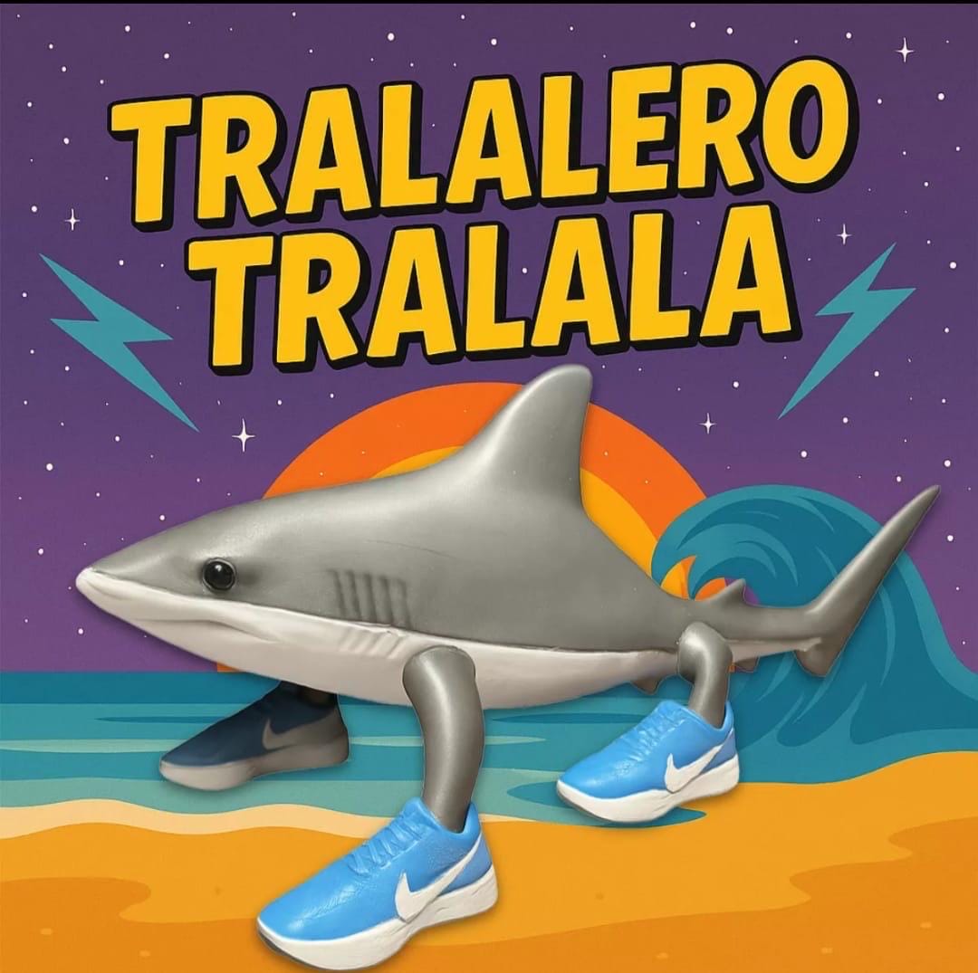 Tralalero Tralala Shark Toy 3D Printed Viral Meme Figure TikTok Trend Collectible Funny Gift for Shark and Sneaker Meme Tiktok Fans Brainrot
