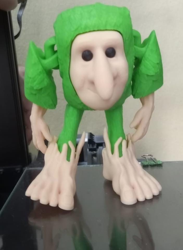 Brr Brr Patapim Forest Goblin Viral 3D Printed Meme Toy Weird TikTok Figure Gremlincore Italian Brainrot Meme Big Feettoy Gen Z Collectible