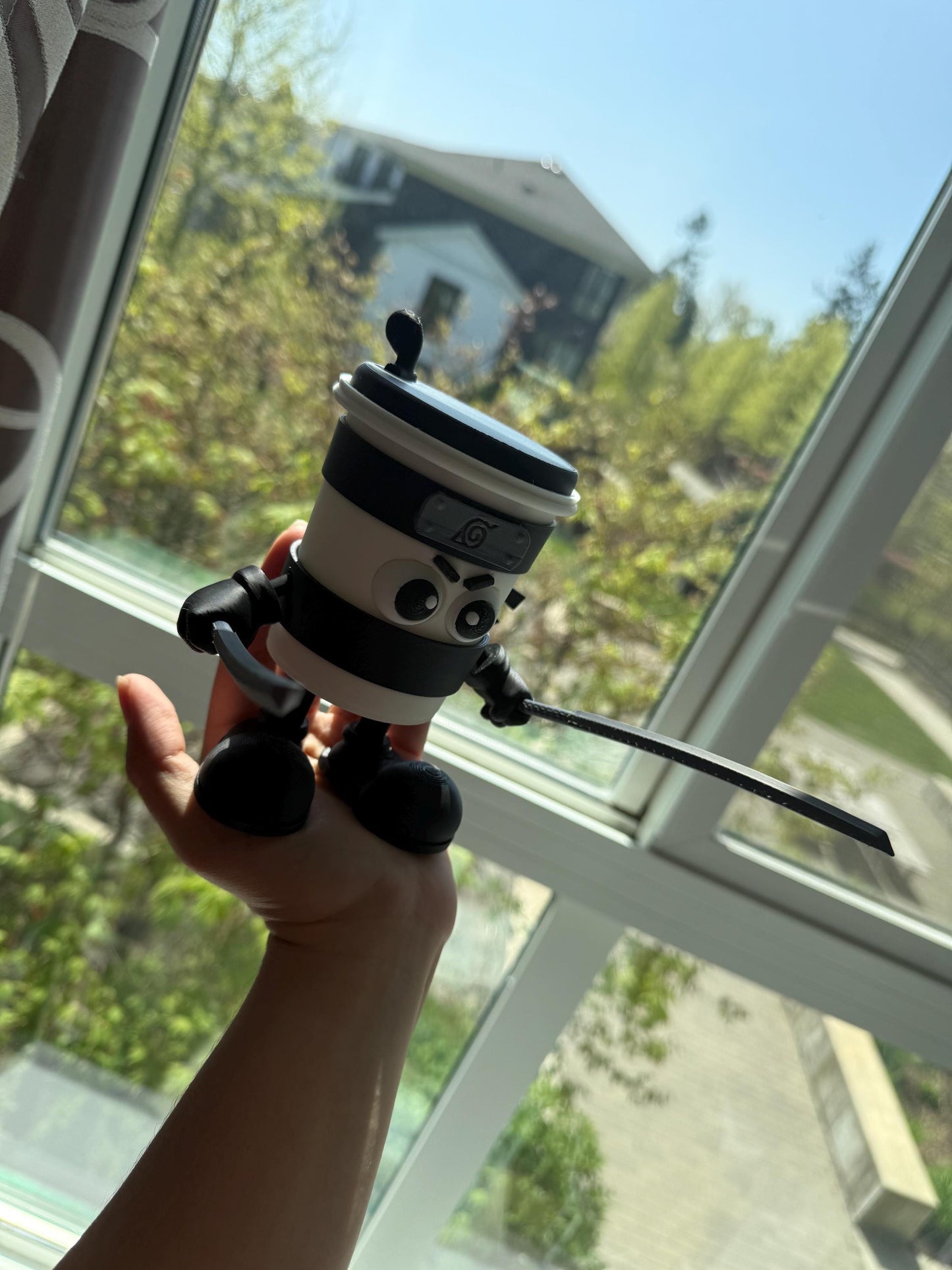 Cappuccino Assassino 3D Printed figure Brainrot Italian memes Desk Toy coffee Cup Figurine Gift for Killer Cappucchino and Meme Tiktok Fans