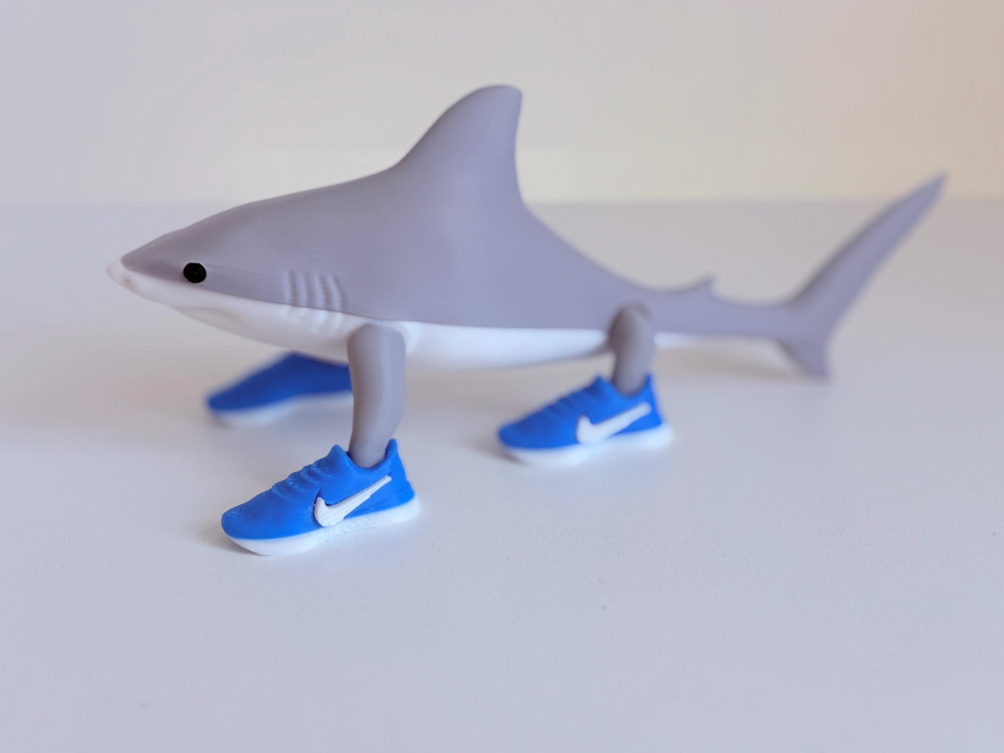 Tralalero Tralala Shark Toy 3D Printed Viral Meme Figure TikTok Trend Collectible Funny Gift for Shark and Sneaker Meme 