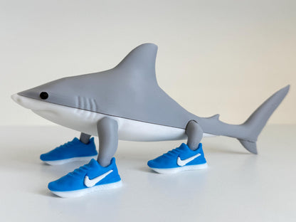 Tralalero Tralala Shark Toy 3D Printed Viral Meme Figure TikTok Trend Collectible Funny Gift for Shark and Sneaker Meme Tiktok Fans Brainrot