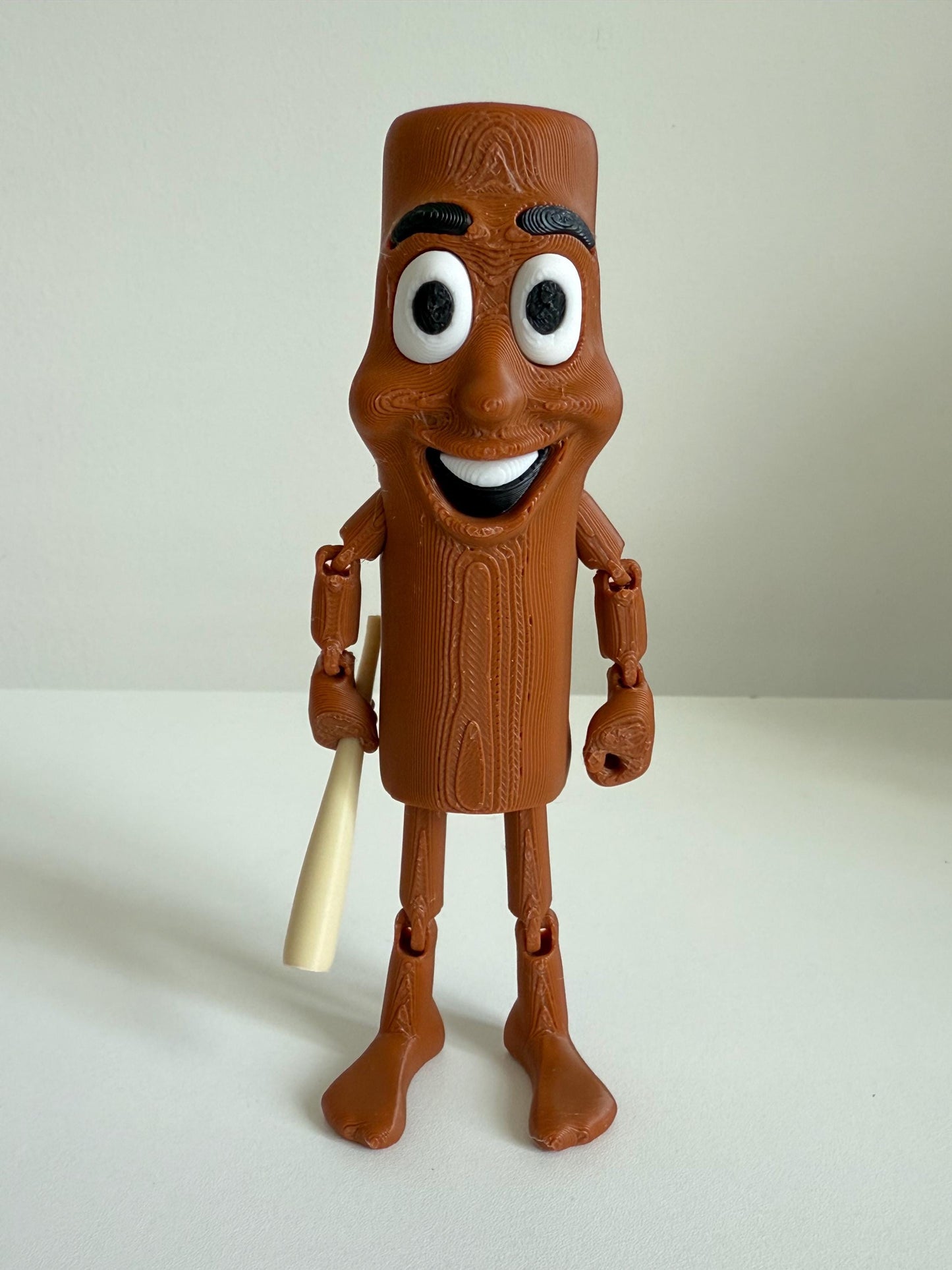 Tung Tung Sahur Meme Toy 3D Printed Bat Character from Viral TikTok Trend Funny Desk Toy or Gag Gift Custom Sahur Prop Meme Tiktok Fans