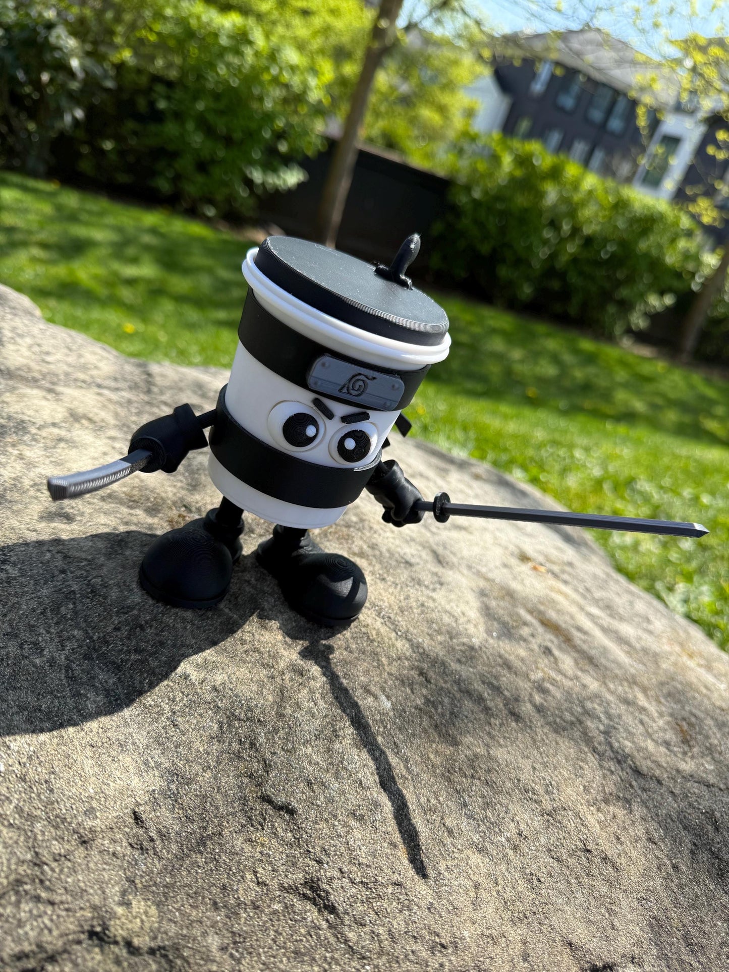 Cappuccino Assassino 3D Printed figure Brainrot Italian memes Desk Toy coffee Cup Figurine Gift for Killer Cappucchino a