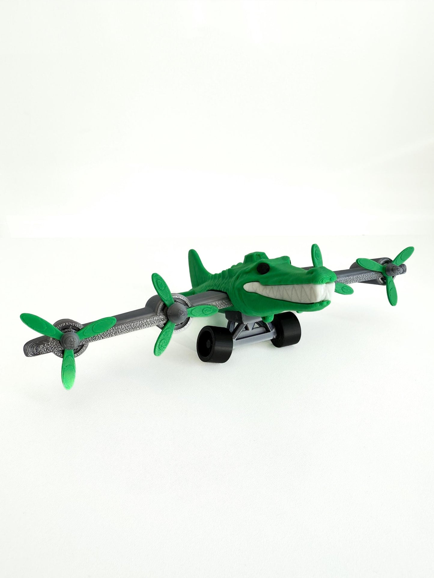Bombardino Cocodrilo Bomber Plane toy 3D Printed Viral Figure Funny Animal Aircraft with Bomb DropToy Viral Meme Figure TikTok Trend croco