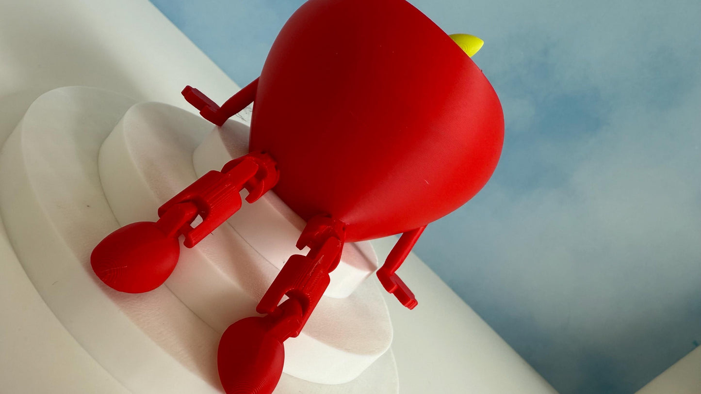 Apple Buddy Figurines 3d printed Cute Desk Decor Set Appreciation and Teachers cute Shelf Display Unique Gift for professors fidget toy