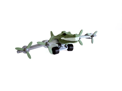 Bombardino Cocodrilo Bomber Plane toy 3D Printed Viral Figure Funny Animal Aircraft with Bomb DropToy Viral Meme Figure TikTok Trend croco