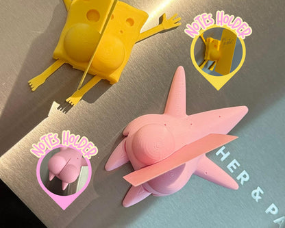 Butt fridge magnets for notes and pens funny 3D Printed sea sponge magnets hilarious Cartoon inspired meme gift adults cool gift figures