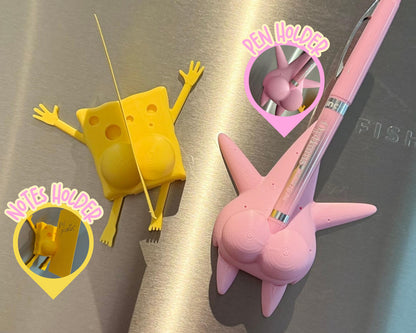 Butt fridge magnets for notes and pens funny 3D Printed sea sponge magnets hilarious Cartoon inspired meme gift adults cool gift figures