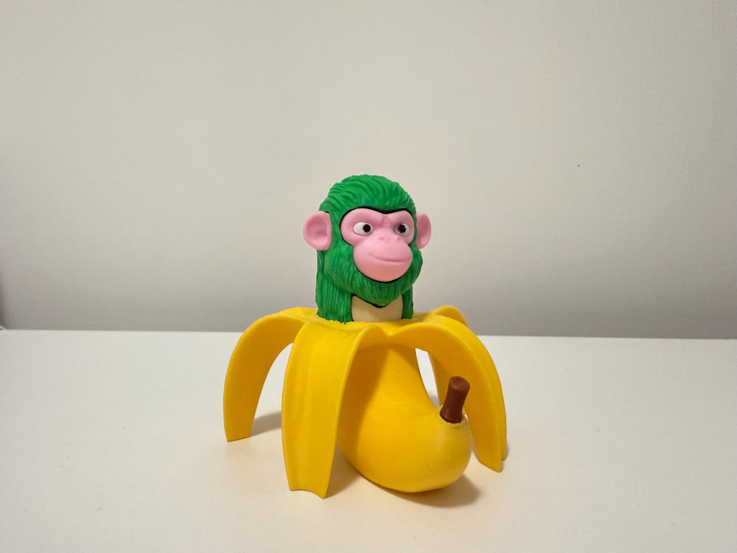 Chimpanzini Bananini – Funny 3D Printed Meme Figurine – Banana Monkey Toy Viral Brainrot TikTok Decor Weird Collectible Meme Figure TikTok
