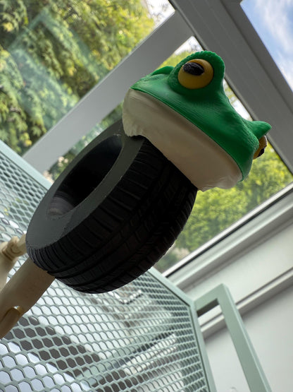 Boneca Ambalabu 3D Printed Meme Figurine Frog Tire Lady Toy Surreal TikTok Desk Decor Viral Meme TikTok trend Ambalu toy Italian Brainrot