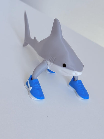 Tralalero Tralala Shark Toy 3D Printed Viral Meme Figure TikTok Trend Collectible Funny Gift for Shark and Sneaker Meme Tiktok Fans Brainrot