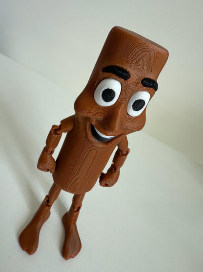 Tung Tung Sahur Meme Toy 3D Printed Bat Character from Viral TikTok Trend Funny Desk Toy or Gag Gift Custom Sahur Prop Meme Tiktok Fans