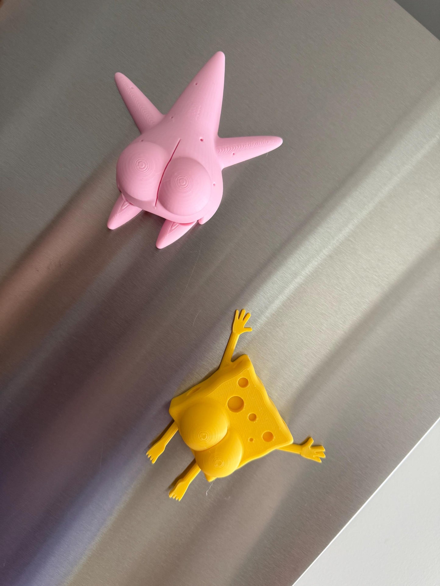 Sea Sponge and pals butt magnets set Funny 3D Printed Butt Magnets Hilarious Cartoon inspired Fridge Decor Meme Gift Anniversary Coworkers