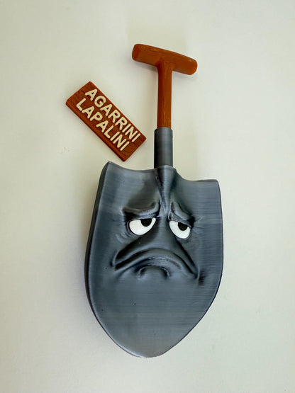 Sad Shovel Figurine – 3D Printed Pala Garrini Lapalini Viral TikTok Meme Decor Brainrot Home Accent Emotional Shovel Sculpture meme figure