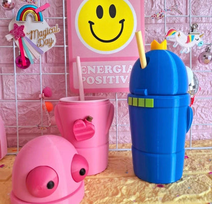 Repo Robot Tumbler drinkware figure 3D Printed horror Robot Cup with Lid Cute Geeky Drinkware for Gamers Tech Fans and Unique Gift Lovers
