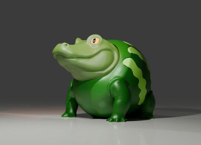 Glorbo Frutto Drillo Meme Figure Funny 3D Printed Italian Brainrot Collectible Toy Viral TikTok Frog Crocodile Fruit Figurine