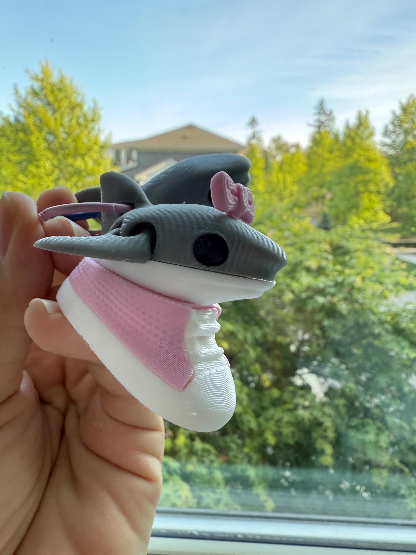 Mini Tralalero Tralala Keychain I Piccoli Brainrot Figurines Toy 3D Printed Viral Meme Figure TikTok Trend Collectible Funny Gift Shark