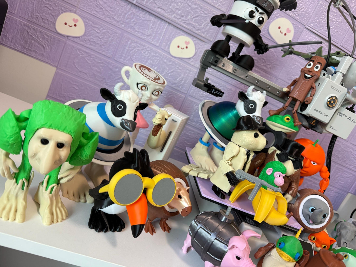 Italian brainrot full meme Toys 3D Printed Viral Meme Figure TikTok Trend Collectible Funny Gift for Meme Tiktok Fans Complete Collection