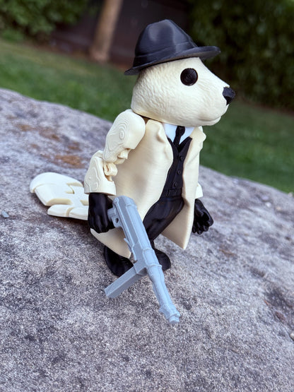 Bobrito Bandito – 3D Printed Meme Figure Brainrot Gangster Doggo Meme Figurine Viral TikTok Brainrot Decor Funny Desk Toy Gift Viral GAG