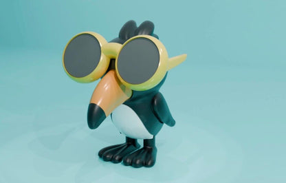 Frulli Frulla Meme Bird 3D printed Meme Figurine Viral TikTok Italian Brainrot Decor Funny Desk Toy Gift Viral Meme Figure TikTok