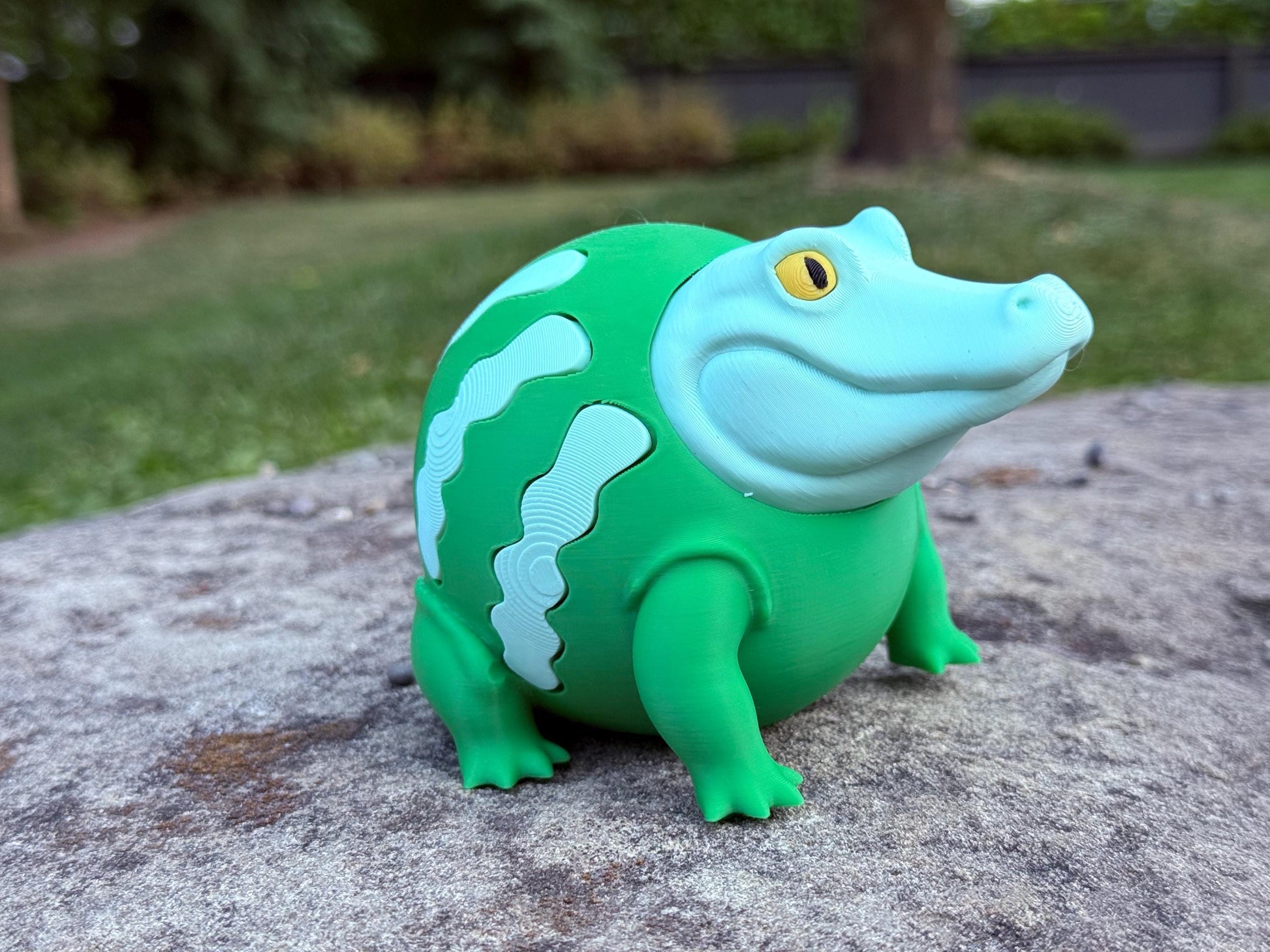 Glorbo Frutto Drillo Meme Figure Funny 3D Printed Italian Brainrot Collectible Toy Viral TikTok Frog Crocodile Fruit Fig
