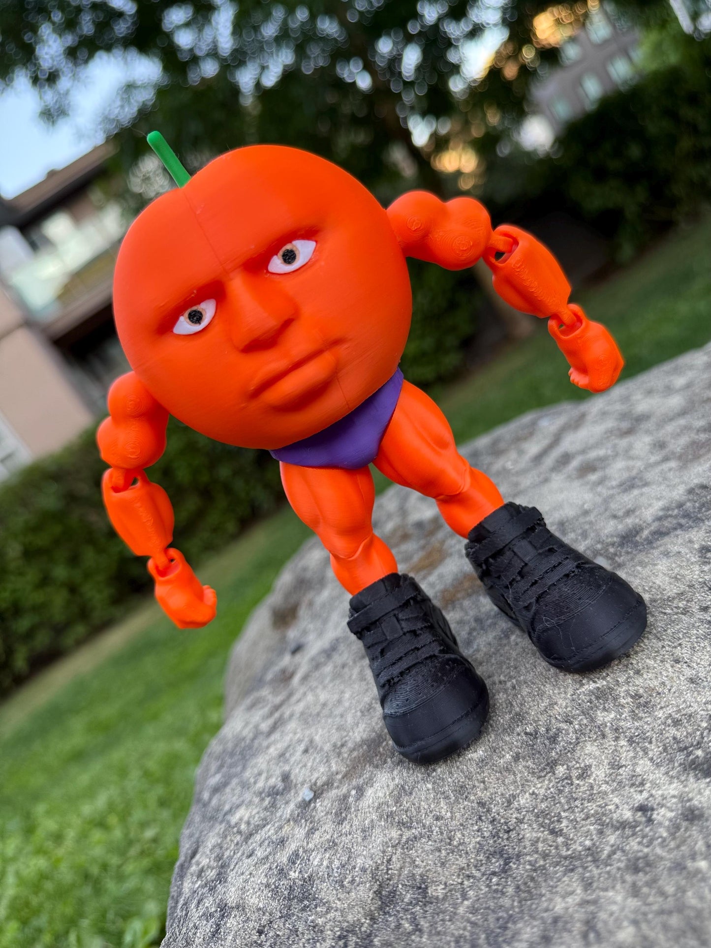 Udin Din Din Dun Figure – Italian Brainrot Meme | 3D Printed Viral Meme Toy TikTok Brainrot Decor Funny Desk Toy Gift Viral Meme Figure