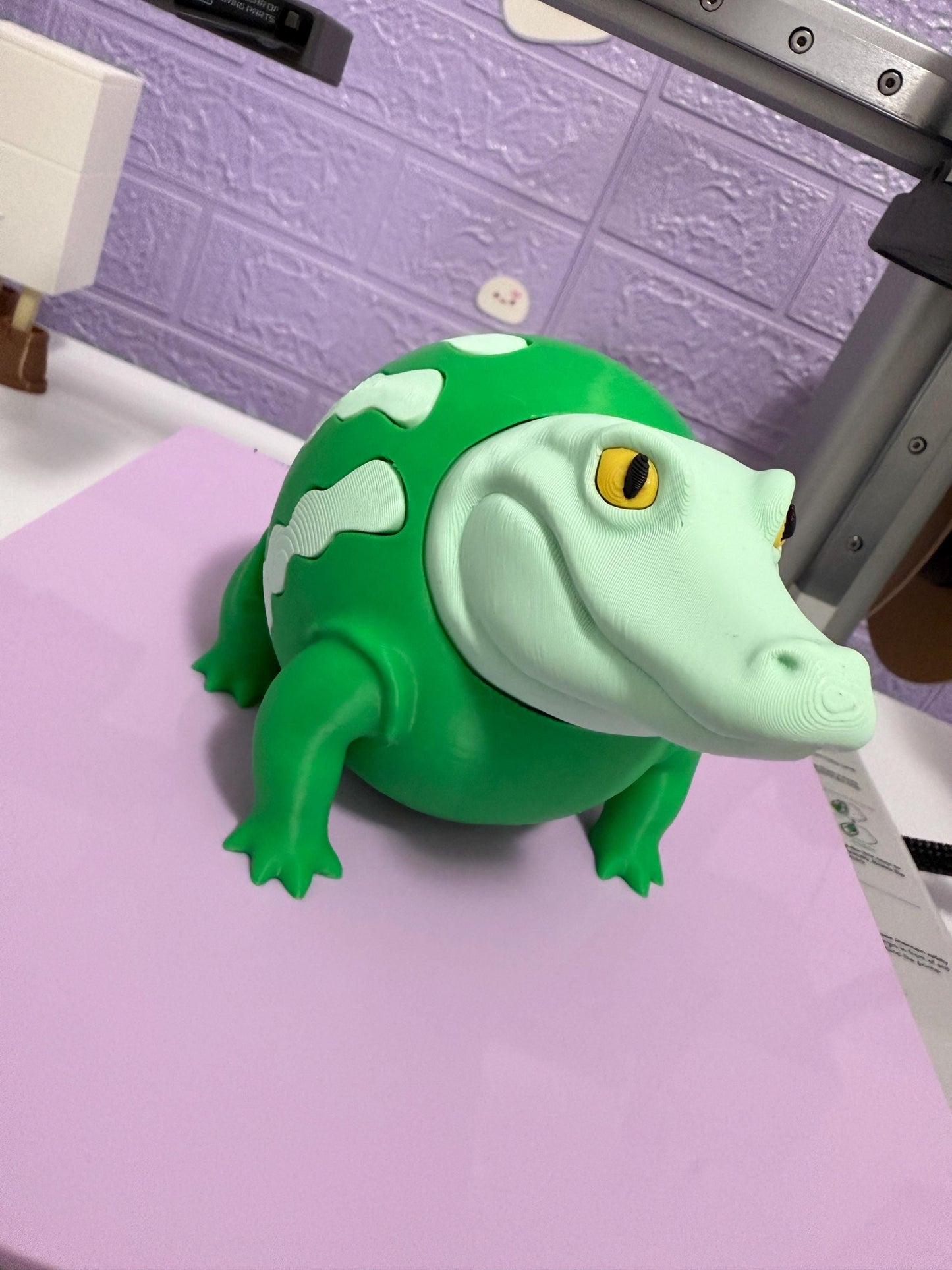 Glorbo Frutto Drillo Meme Figure Funny 3D Printed Italian Brainrot Collectible Toy Viral TikTok Frog Crocodile Fruit Figurine