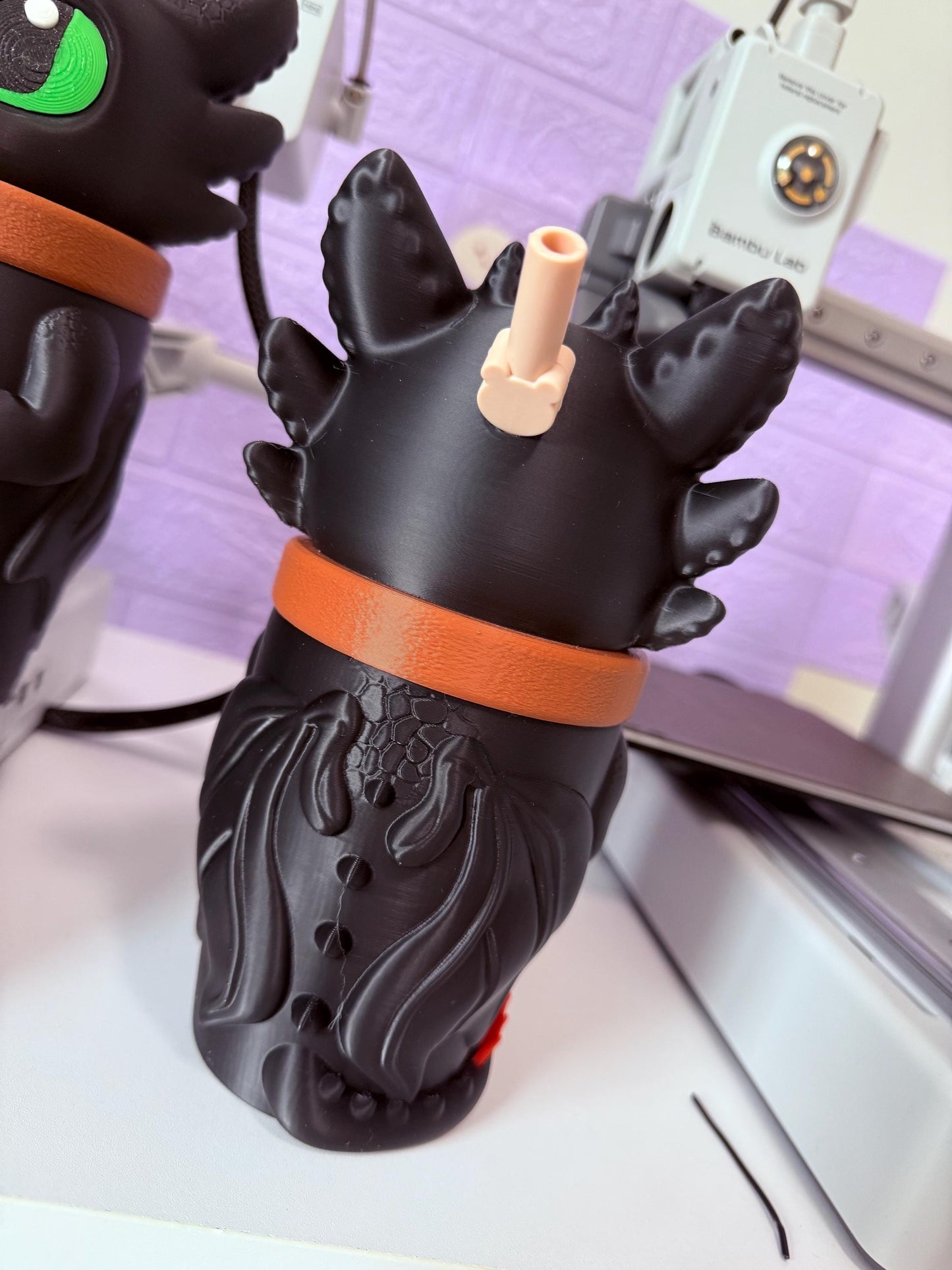 Chimuelo Tumbler and Popcorn Bucket Set 3D Printed Inspired Drinkware Snack Bowl Kitchen Decor train your Dragon lovers gift GAG kids