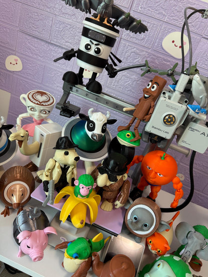 Italian brainrot full meme Toys 3D Printed Viral Meme Figure TikTok Trend Collectible Funny Gift for Meme Tiktok Fans Complete Collection