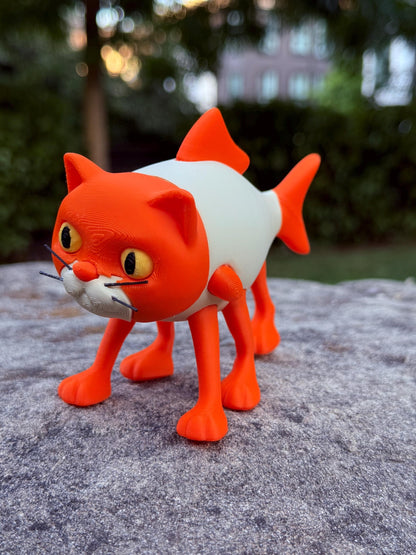 Trulimero Trulicina 3D Printed Meme Figure Italian Brainrot Collectible Meme Figurine Viral TikTok Brainrot Decor Funny Desk Toy