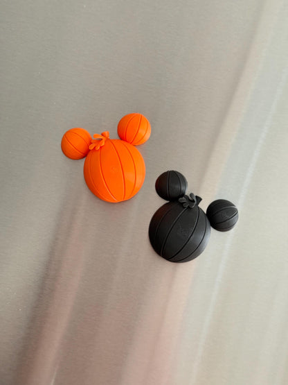 Halloween Mickey Mouse Fridge Magnets: Ghost & Pumpkin Ears, Spooky Decor