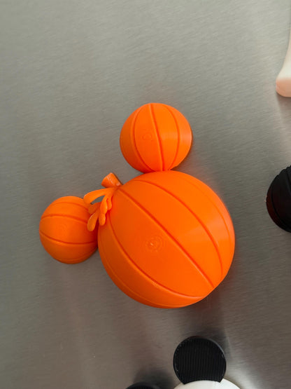 Halloween Mickey Mouse Fridge Magnets: Ghost & Pumpkin Ears, Spooky Decor