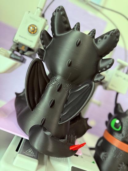 Chimuelo Tumbler and Popcorn Bucket Set 3D Printed Inspired Drinkware Snack Bowl Kitchen Decor train your Dragon lovers gift GAG kids