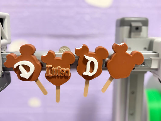 Custom Mickey Ice Cream Magnet: 3D Printed Cruise Decor