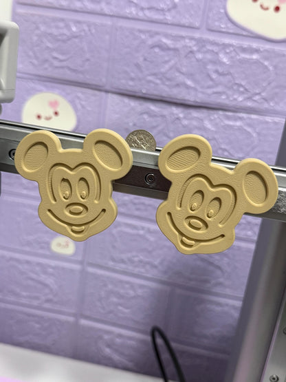 Mickey Waffle Magnet Fridge Decor Cute Kitchen Gift 3D Printed Disney Item Cruise Stateroom decor High seas Fish extende