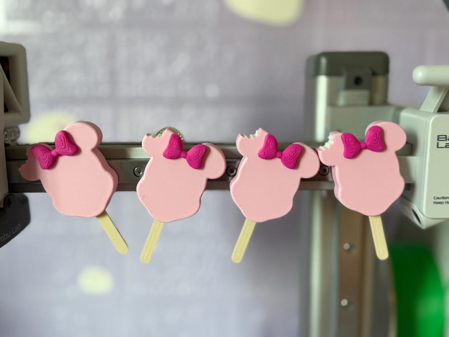 Personalized Minnie Ice Cream Magnet: 3D Printed Cruise Decor