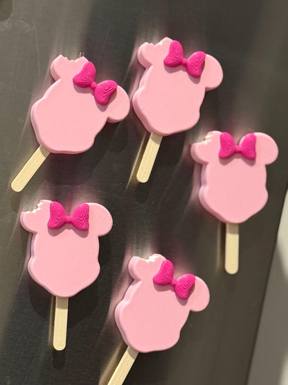 Personalized Minnie Ice Cream Magnet: 3D Printed Cruise Decor