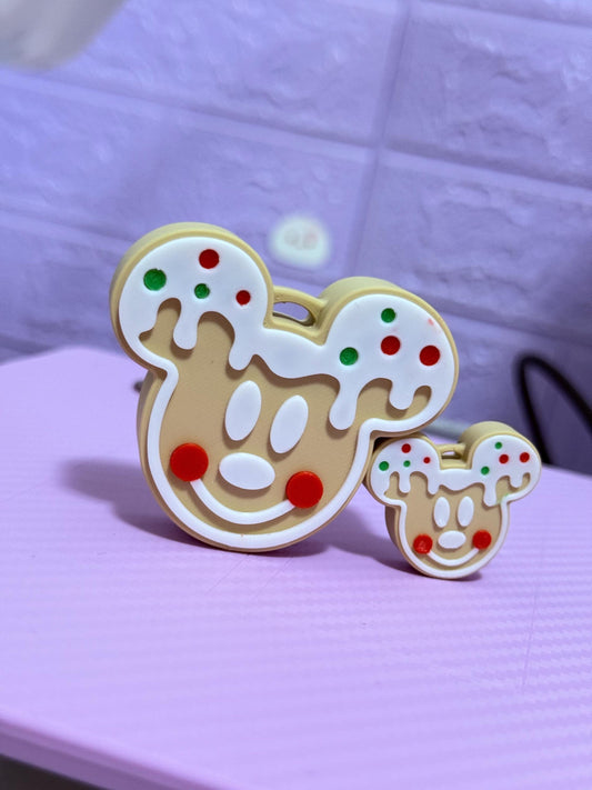 Gingerbread Mouse Christmas Fridge Magnets: Holiday Kitchen Decor